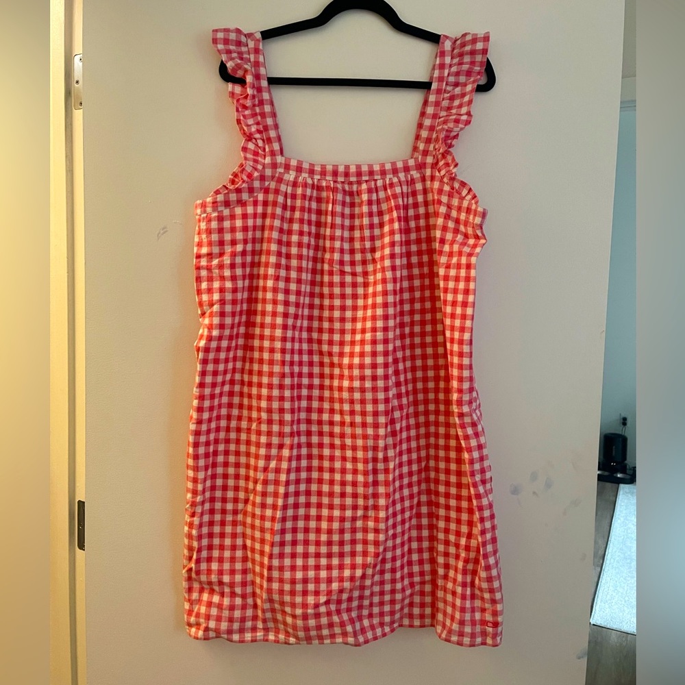 NWT Vineyard Vines Pink Linen Dress Size Large